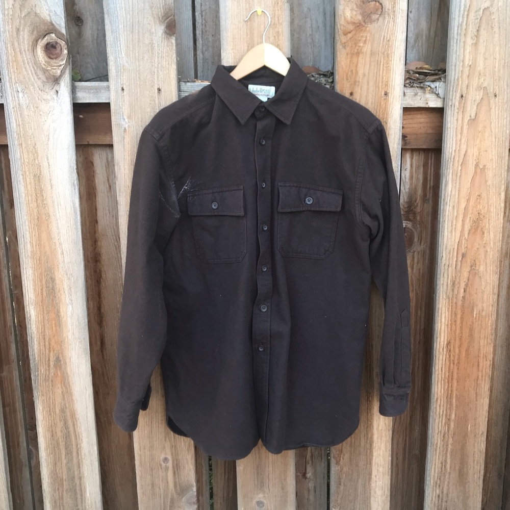 M’s Vintage LL Bean Chamoix Cloth Shirt